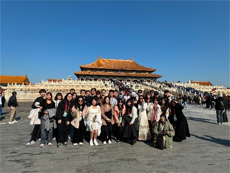 圖為交流團游覽故宮博物院。（澳門特區(qū)教育及青年發(fā)展局供圖）